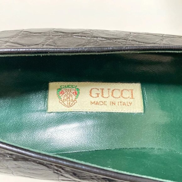 GUCCI - Black Leather Women's Pumps 145-061325 - Picture 8 of 9